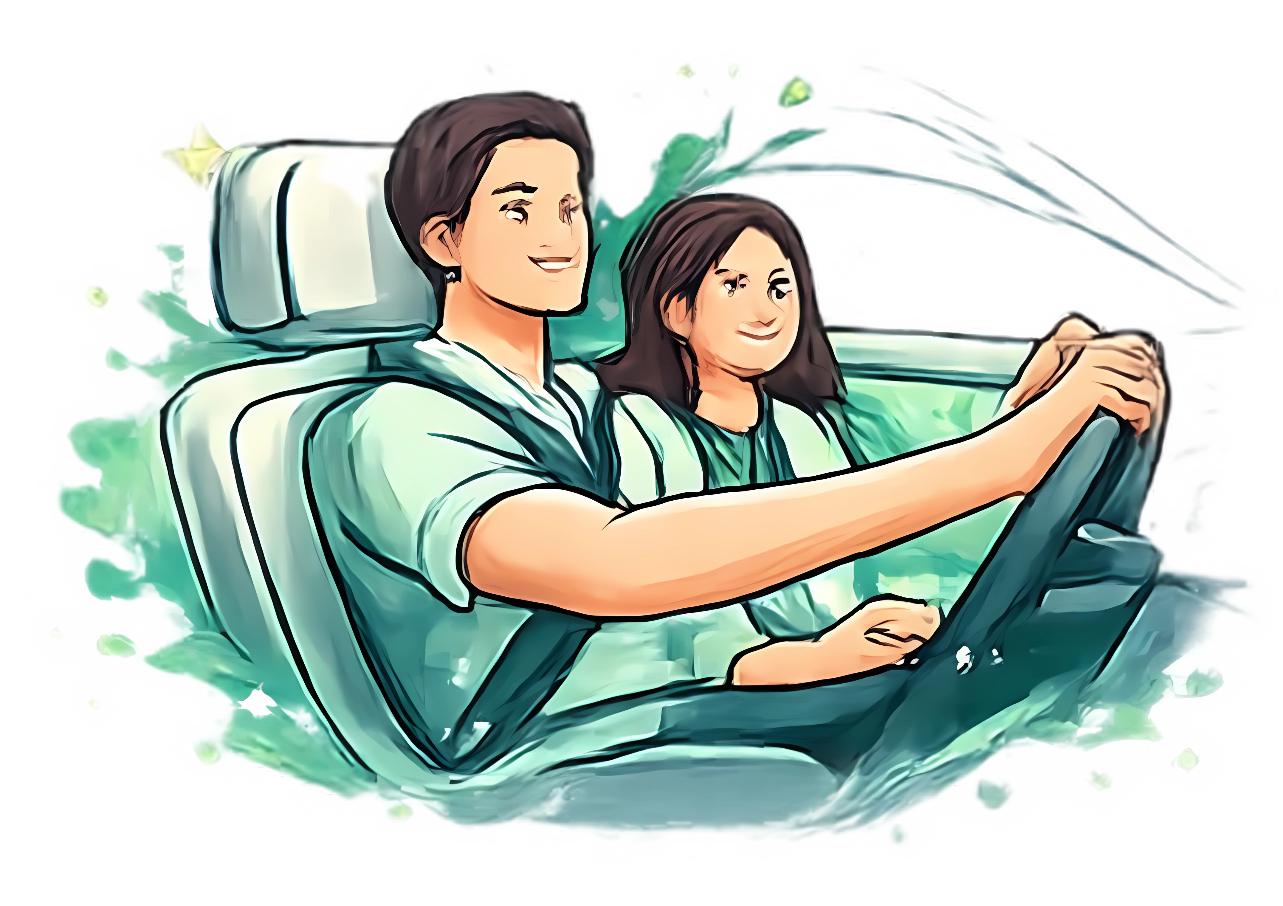 Share the Ride Illustration